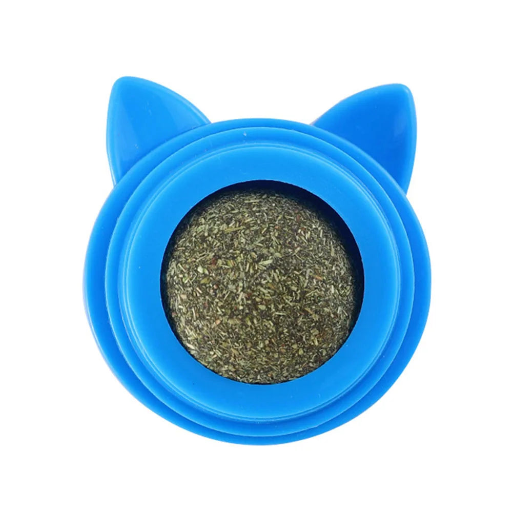 Rotatable Catnip Ball.
