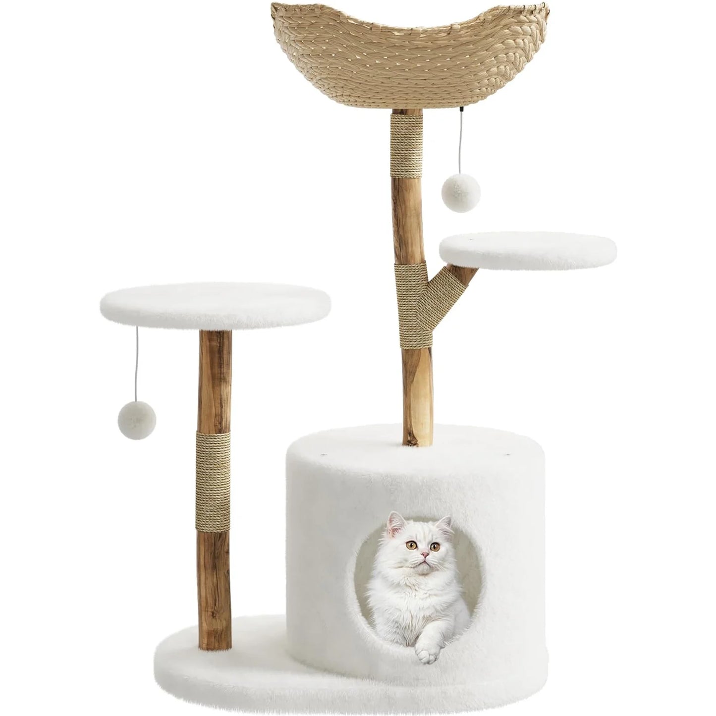 Modern Real Wood Cat Tree.