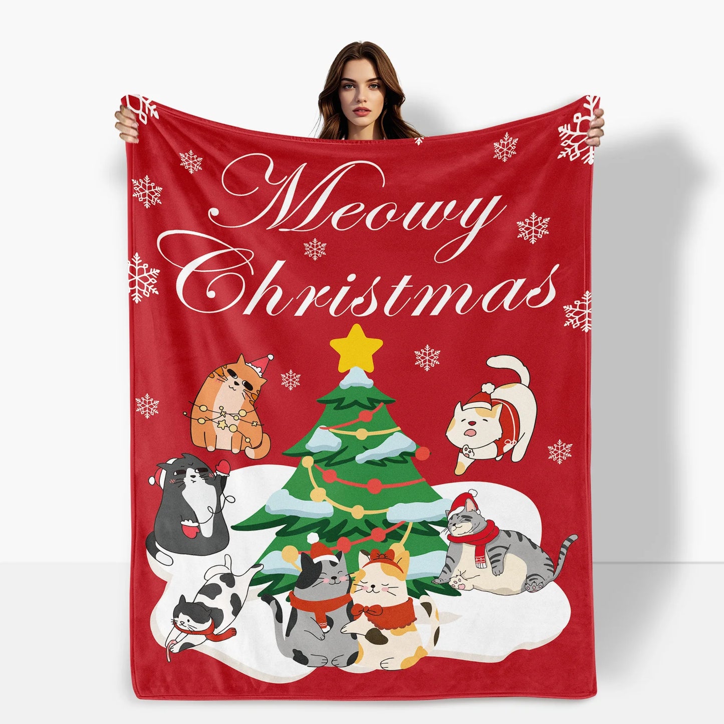 Christmas Flannel Throw Blanket.