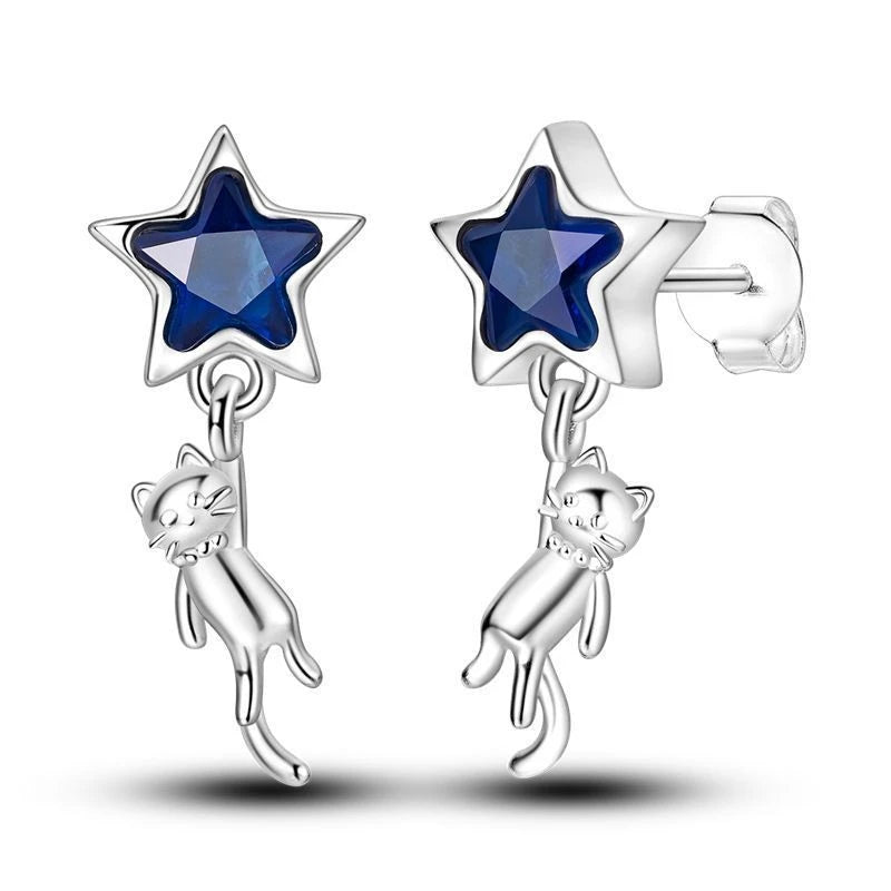 Cat Silver Ear Jewelry.