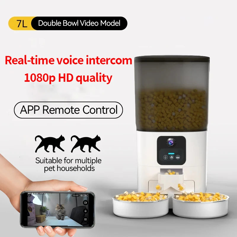 Smart Automatic Feeder Cat Food Dispenser.