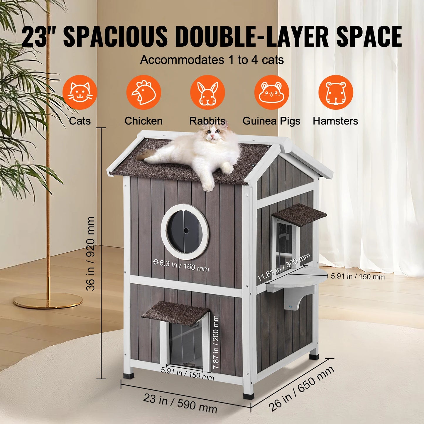 SucceBuy Outdoor Cat House.