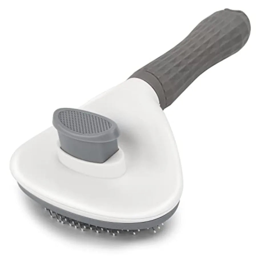 Self-Cleaning Slicker Brush.
