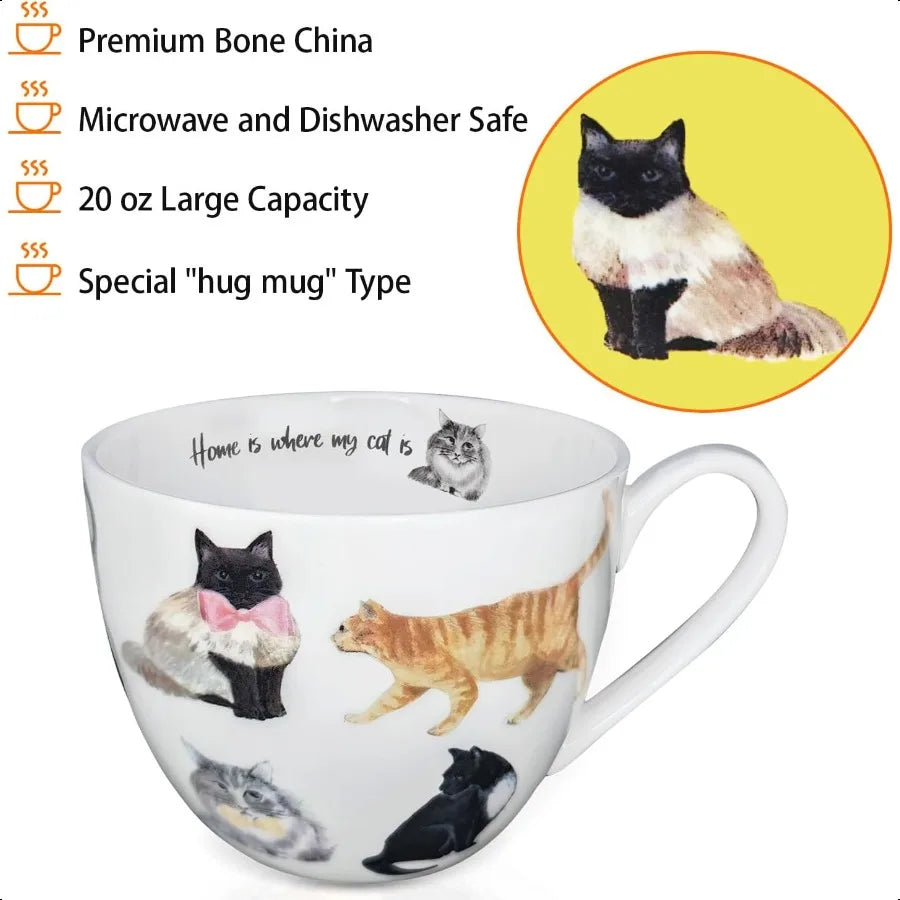Cute Cat Mugs.