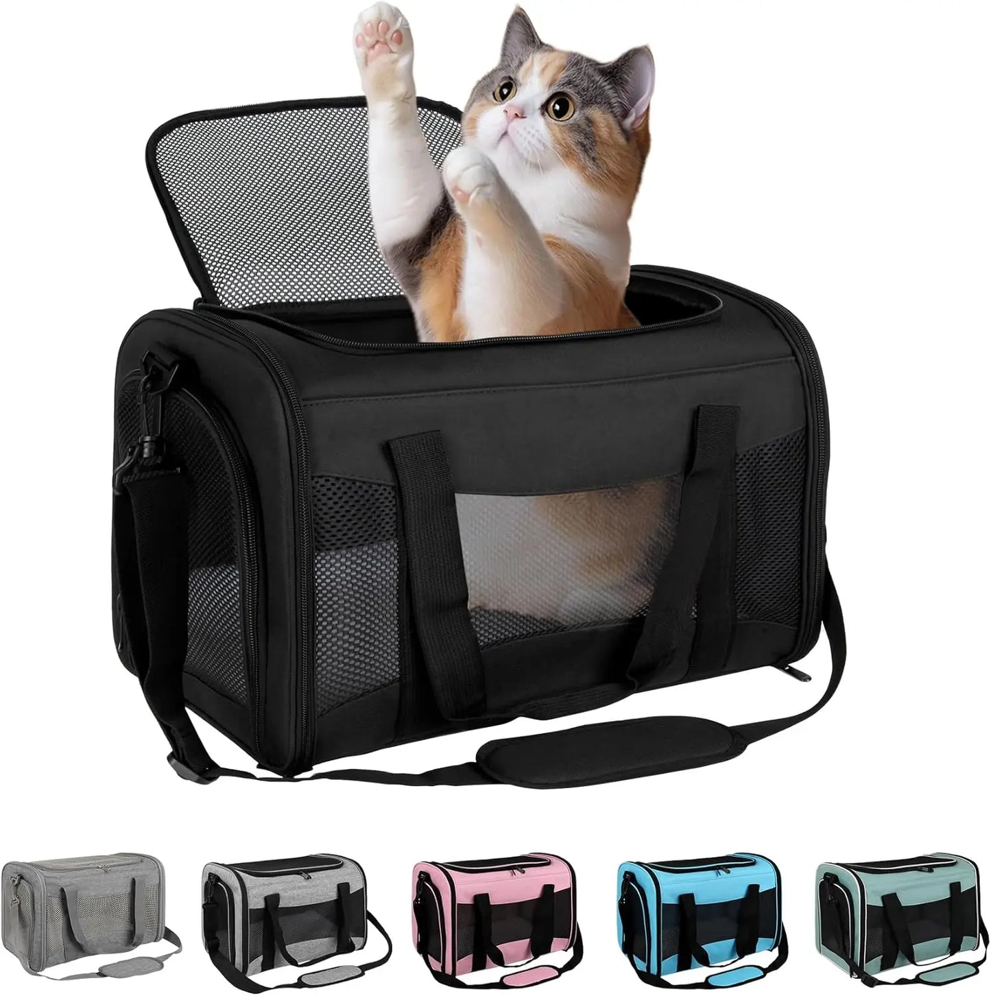 Cat carrier Case Airline Approved.