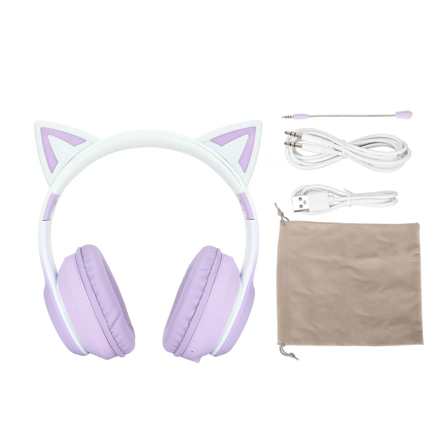 Cat Ear Bluetooth Headphones.