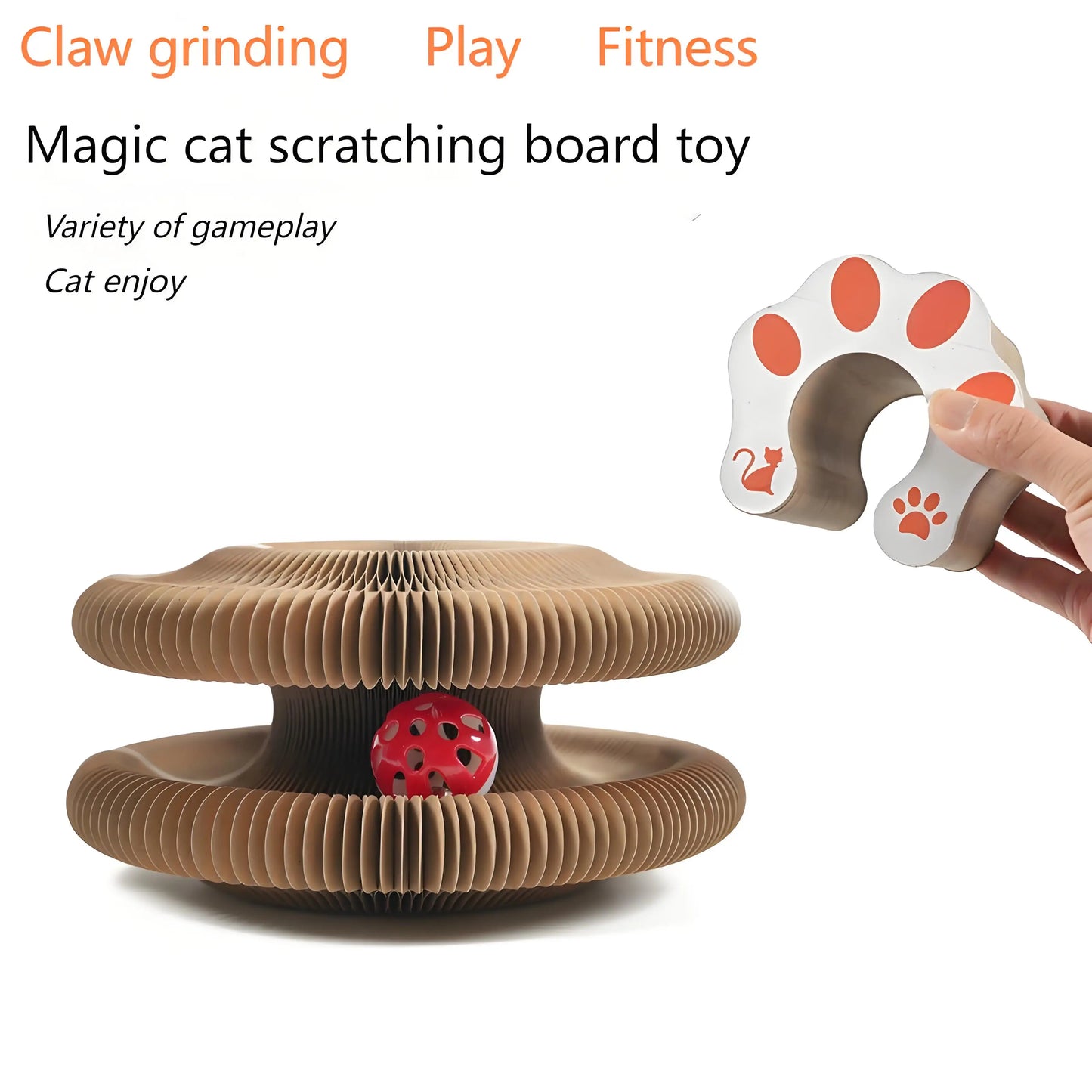 Cat Scratching Board with Bell.