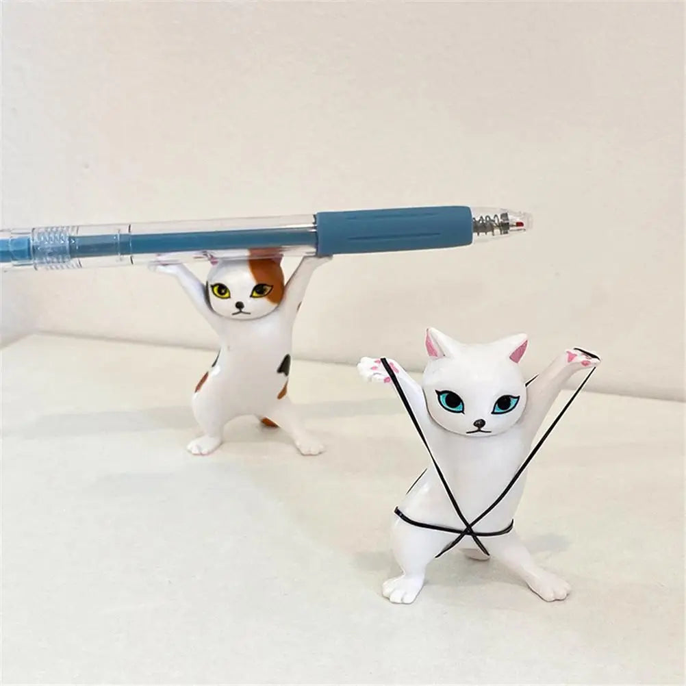 Anime Raising Hands Dancing Cat Model.