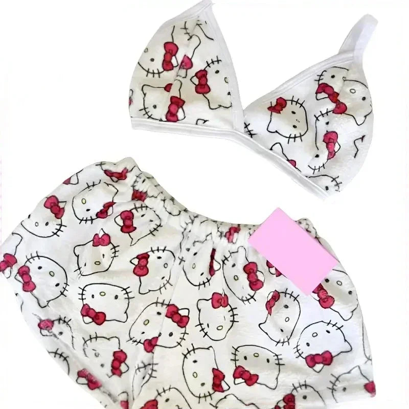 Sanrio Cartoon Hello Kitty Loose Ladies Pajama.