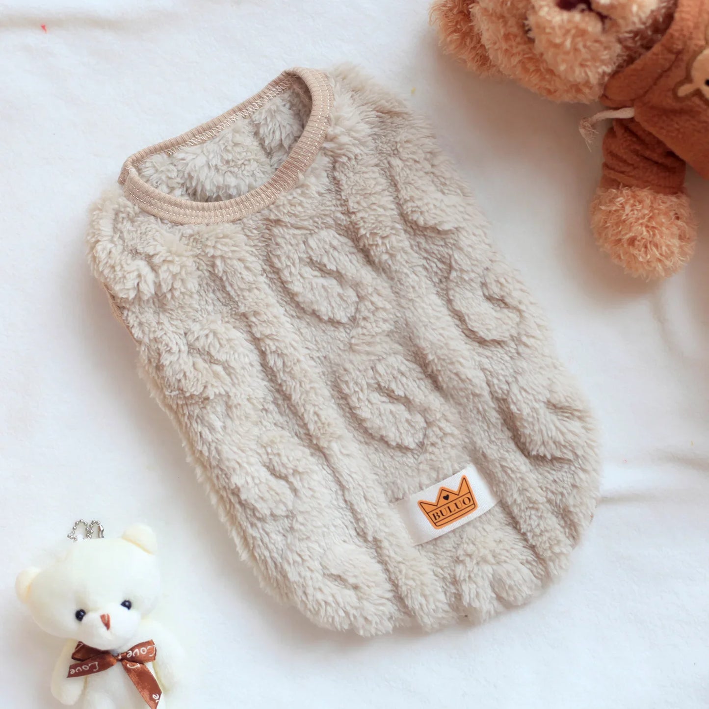 Warm Fleece Sweatshirt for Cats.
