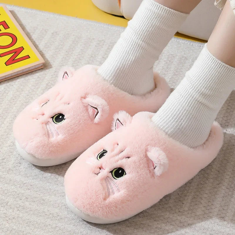 Cat Winter Home Slippers.