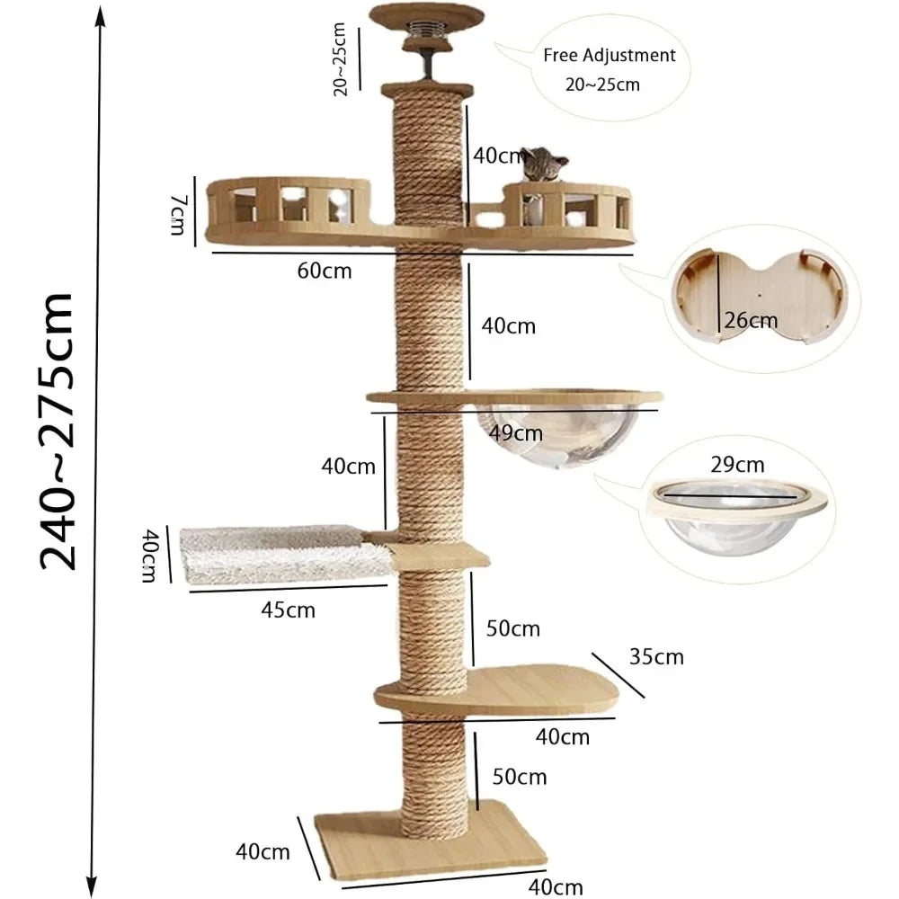 Floor to Ceiling Cat Tree.