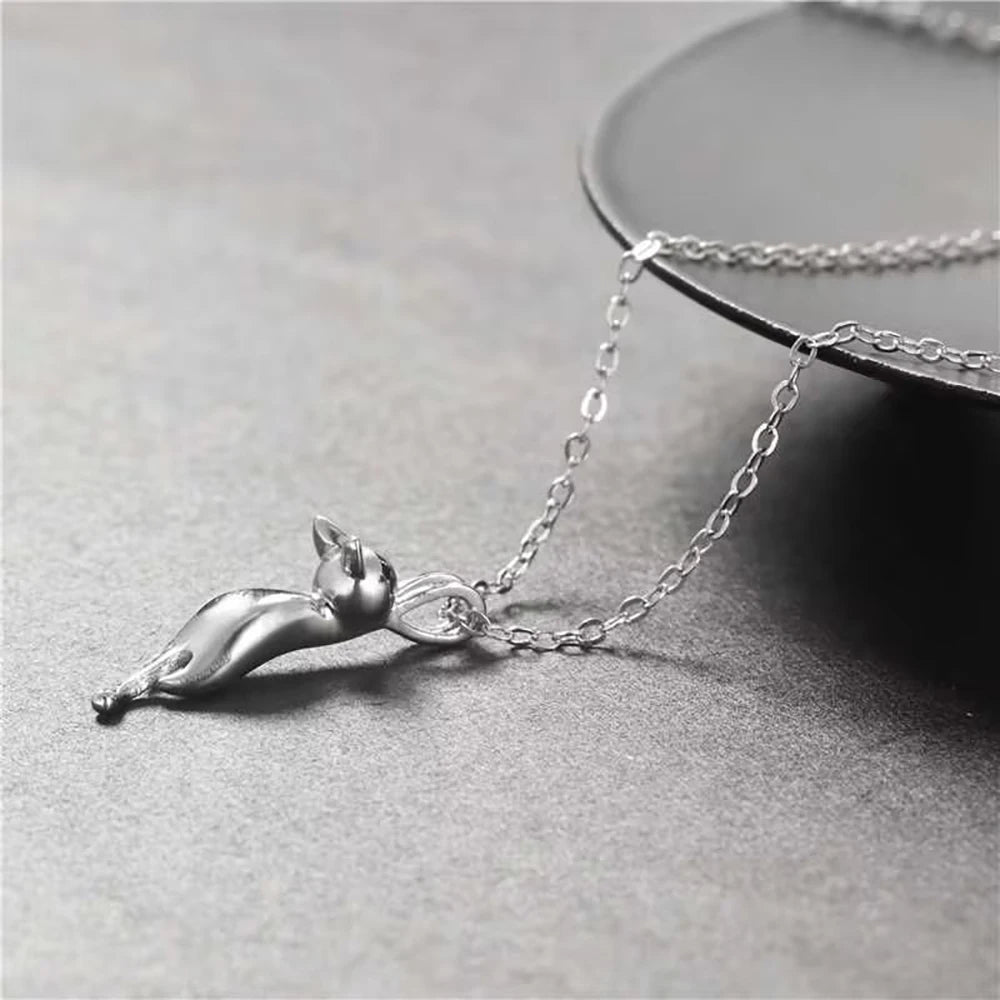 Cute Cat Necklace.