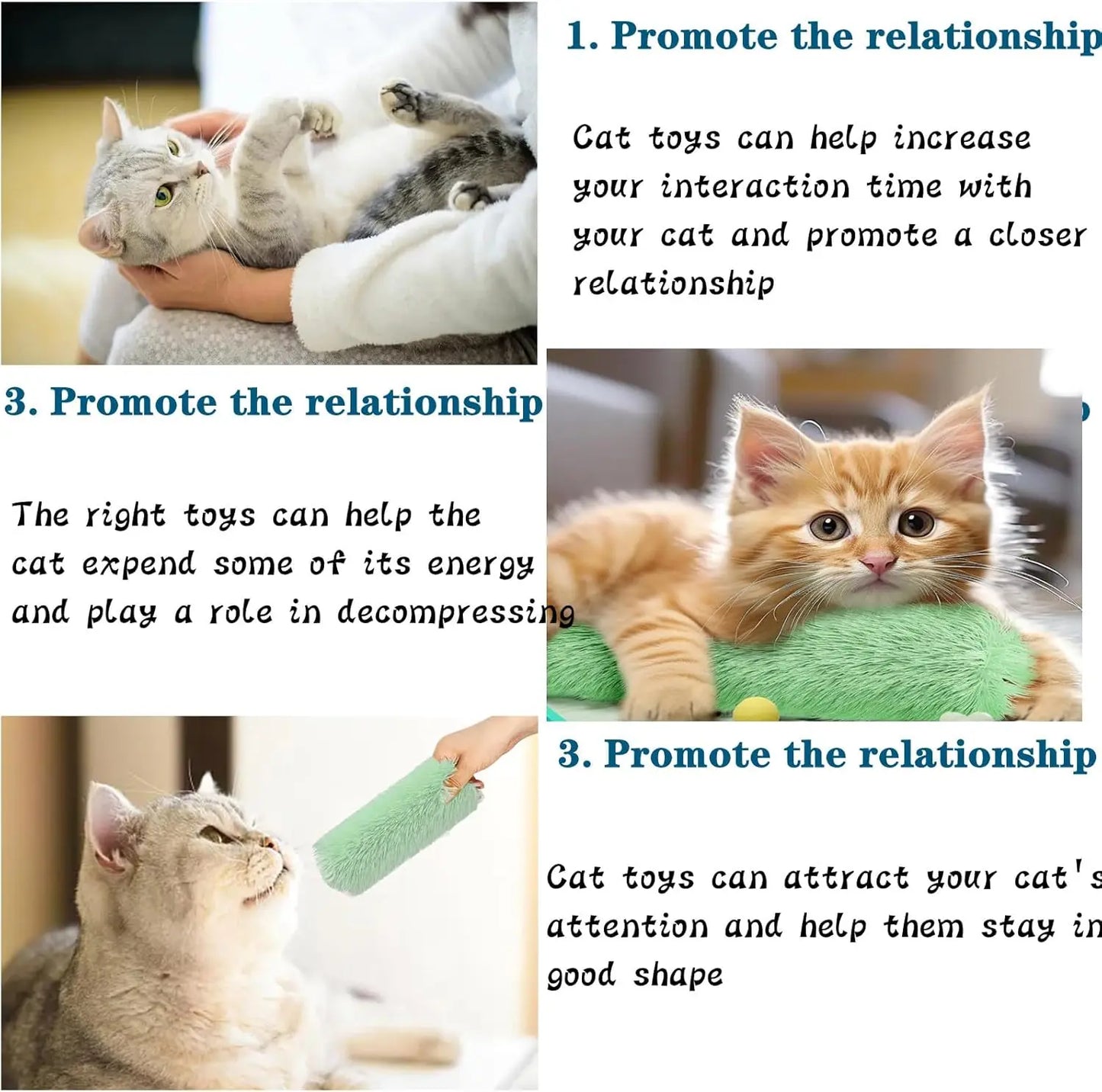 Cat Teething Pillow Toys.