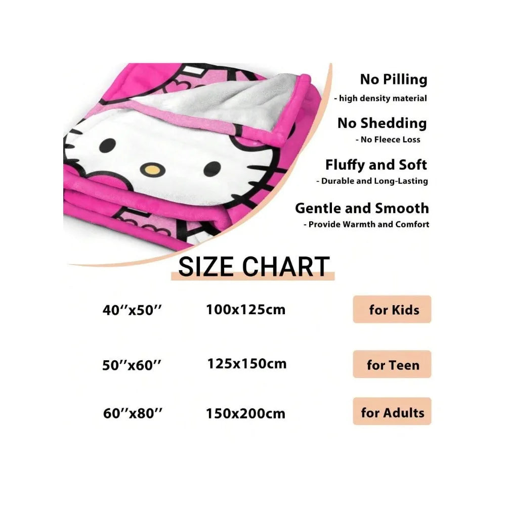 Hello Kitty Flannel Blanket.