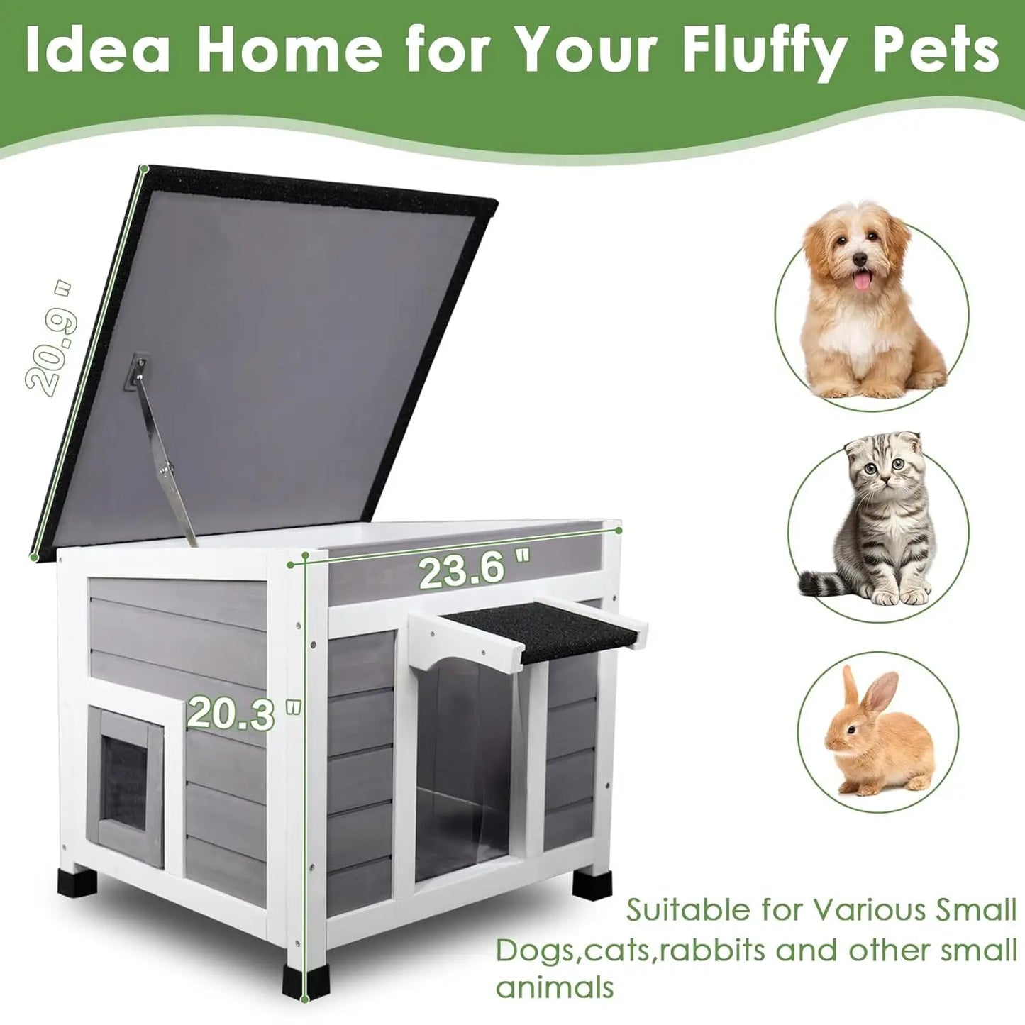 Insulated Cat House.