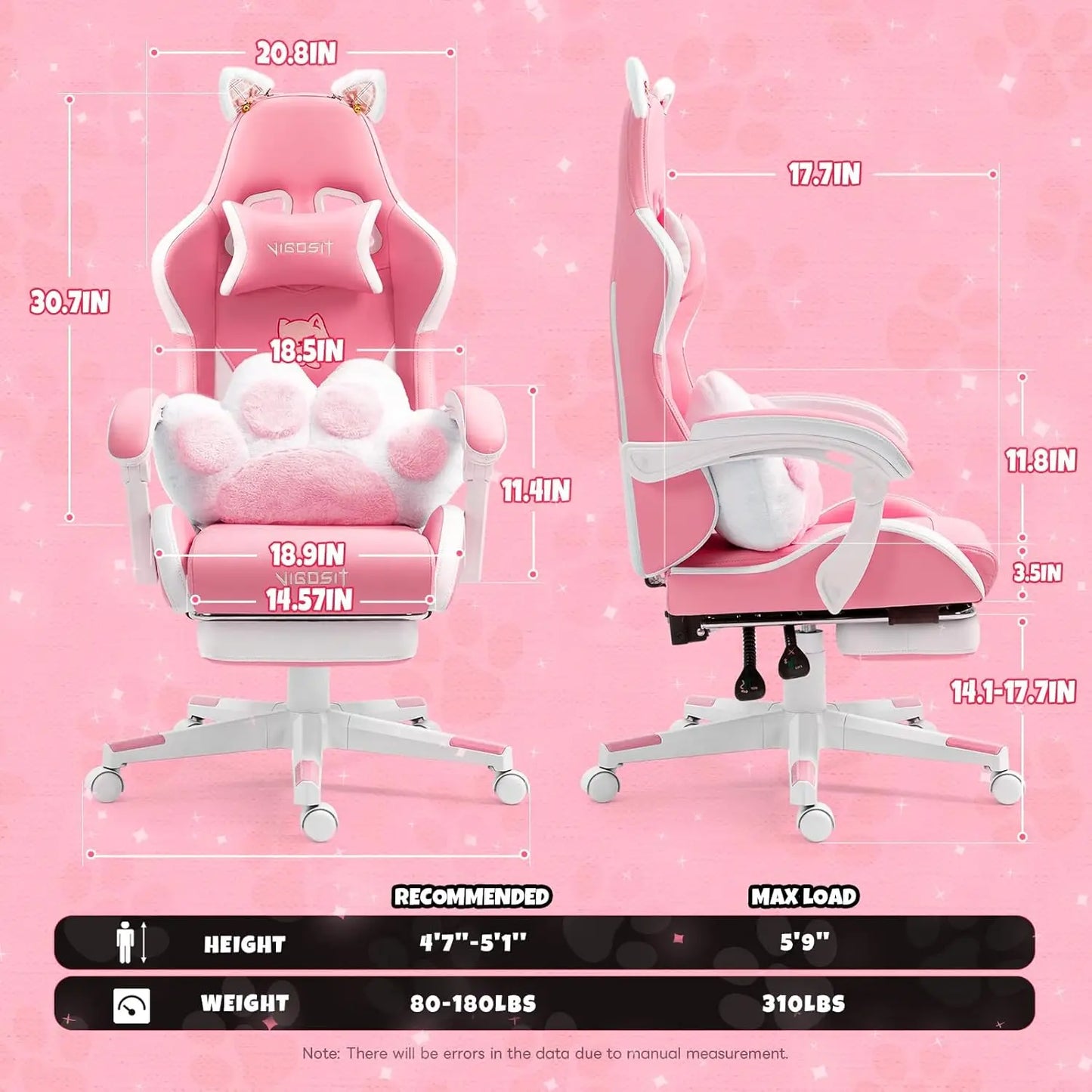 Pink Gaming Chair.
