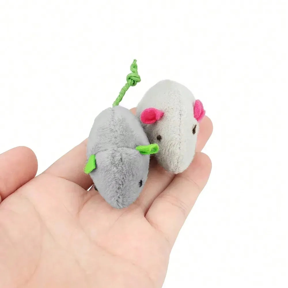Set Rattle Cat Mouse Toy.