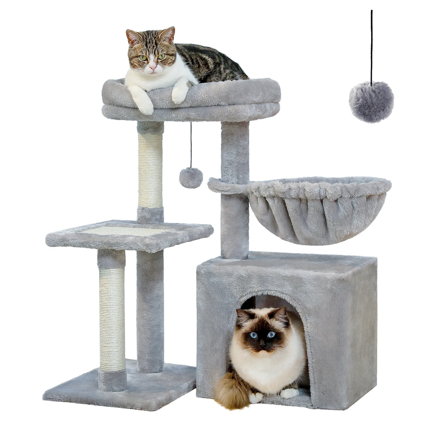 Grey Cat Tree.