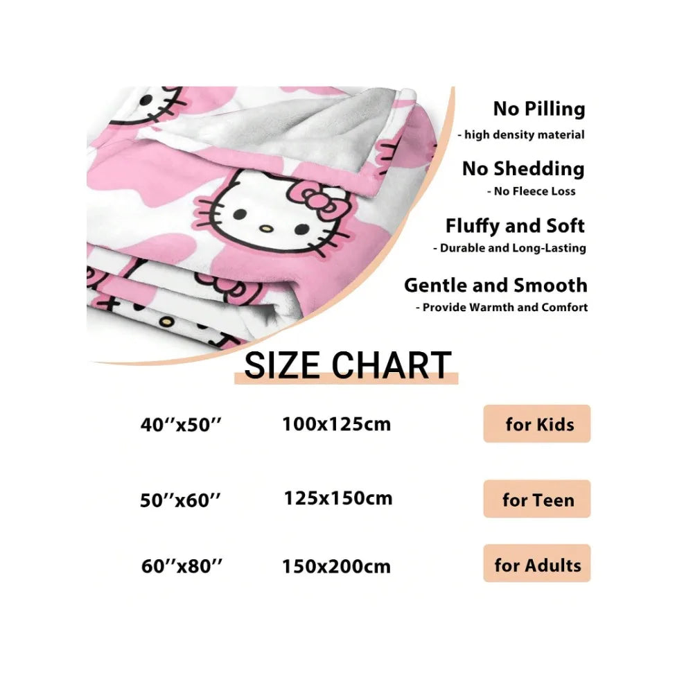 Hello Kitty Flannel Blanket.