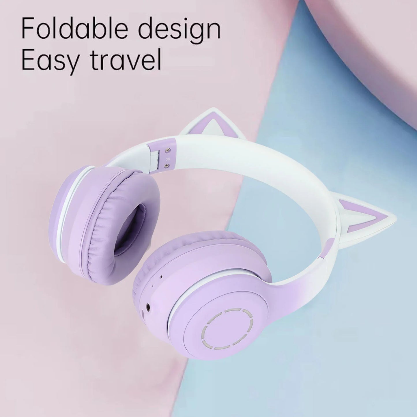 Cat Ear Bluetooth Headphones.
