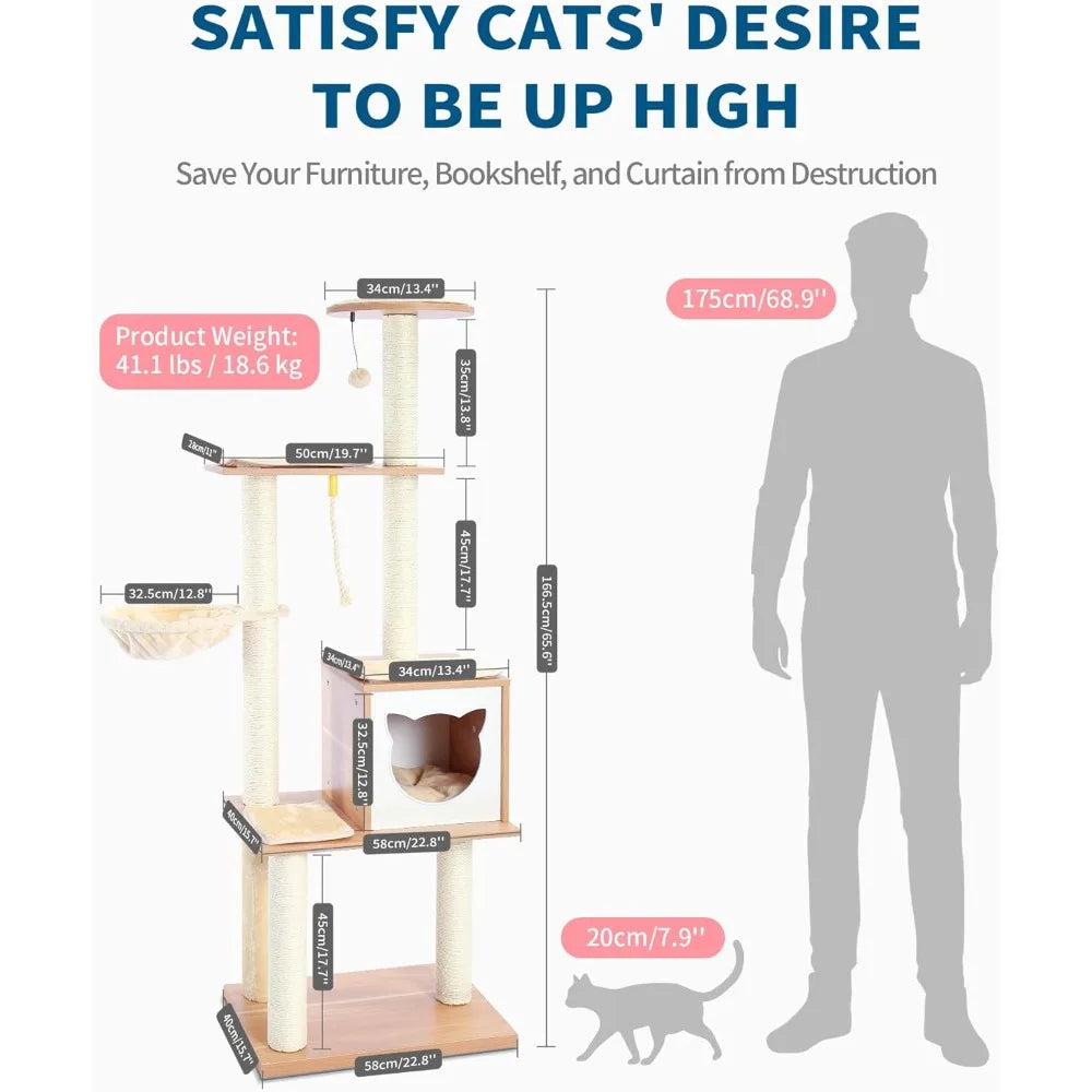 Modern Cat Tree Tower.