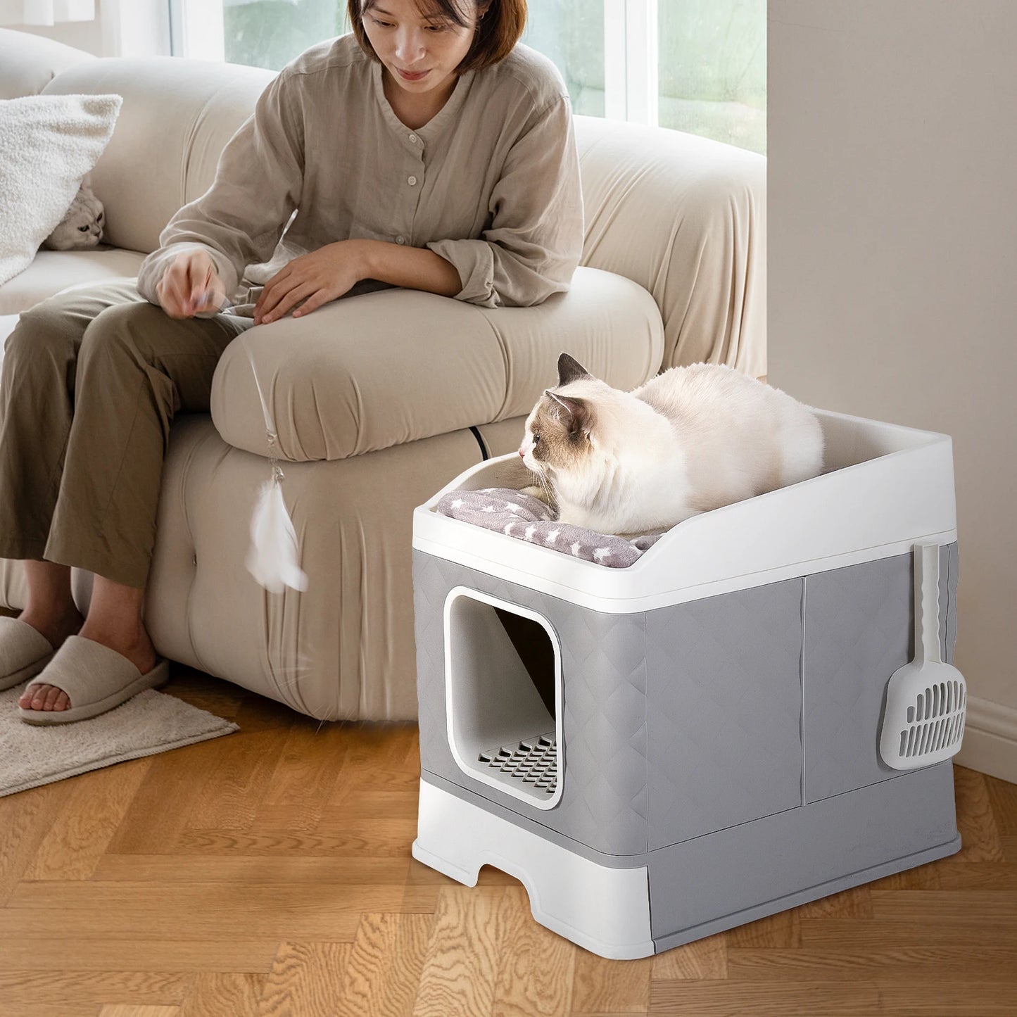 Bingopaw Cat Litter Box.