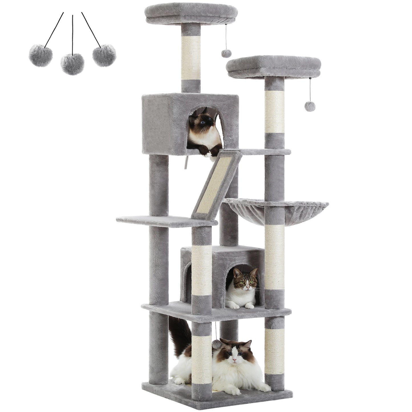 Cat Tree with Plush Condo.