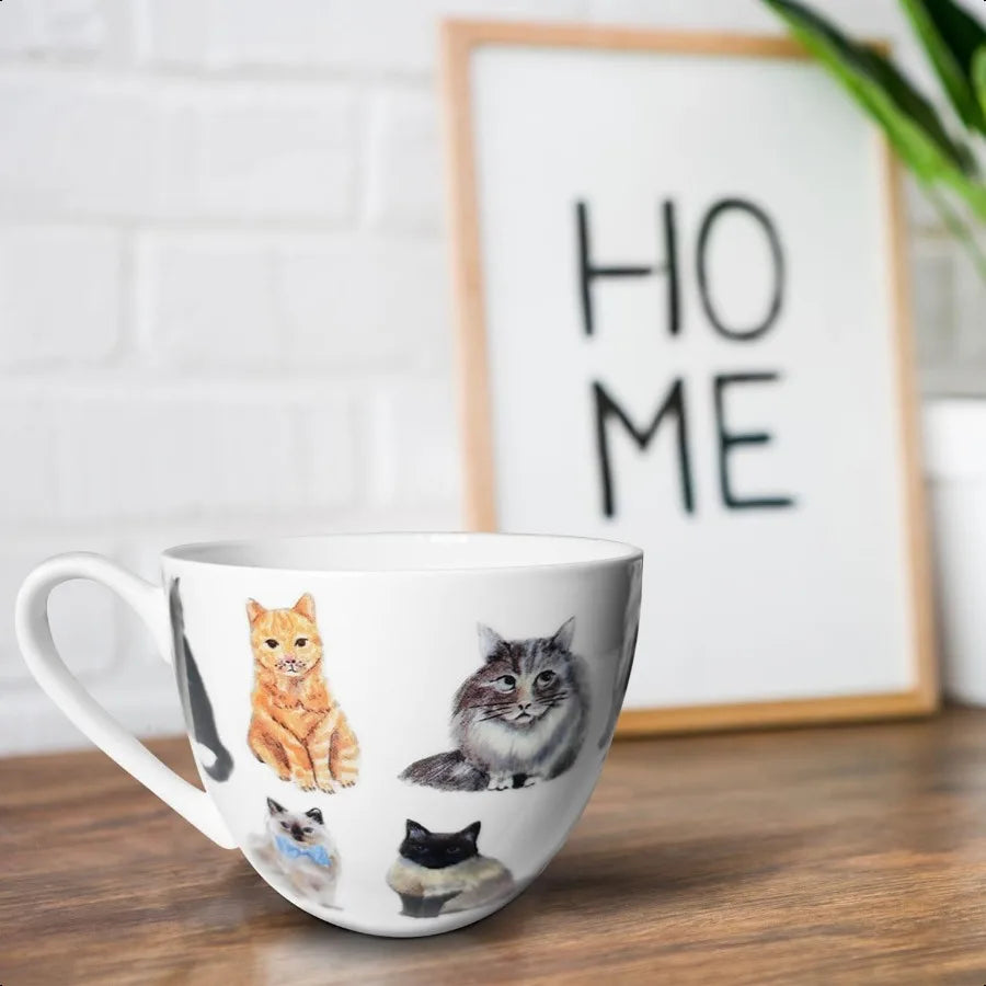 Cute Cat Mugs.