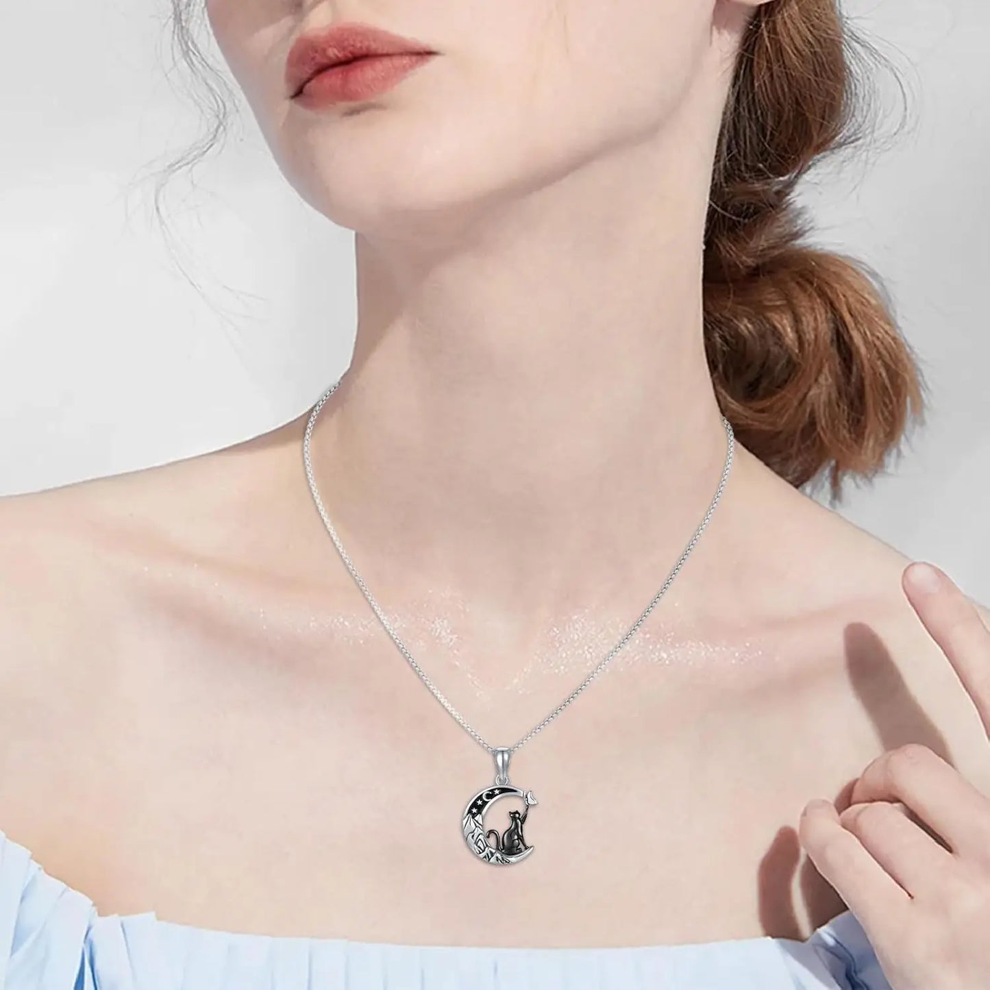 Black Cat Necklace.
