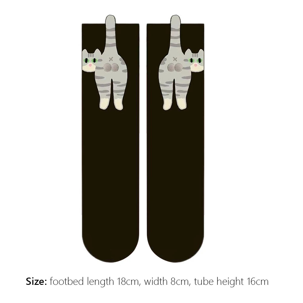 Cute Cat Socks with Balls.