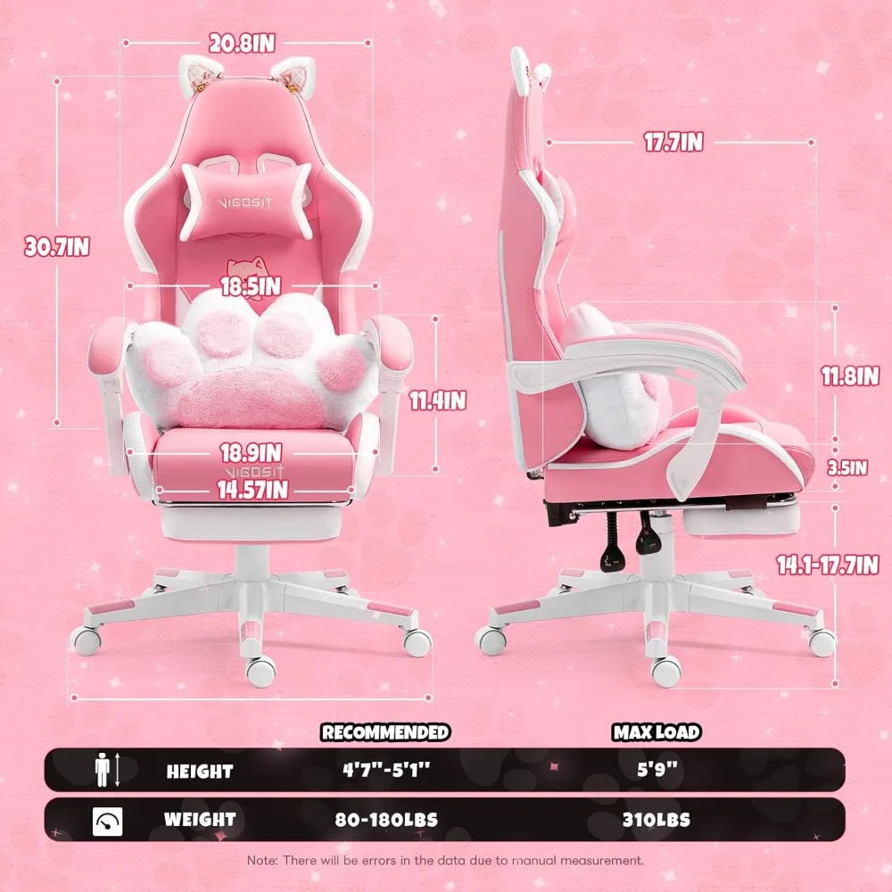 Pink Gaming Chair.