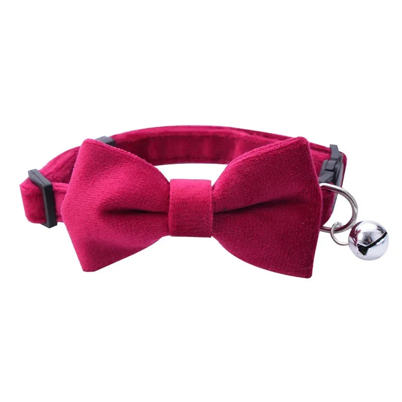 Adjustable Cat Bow Collar.