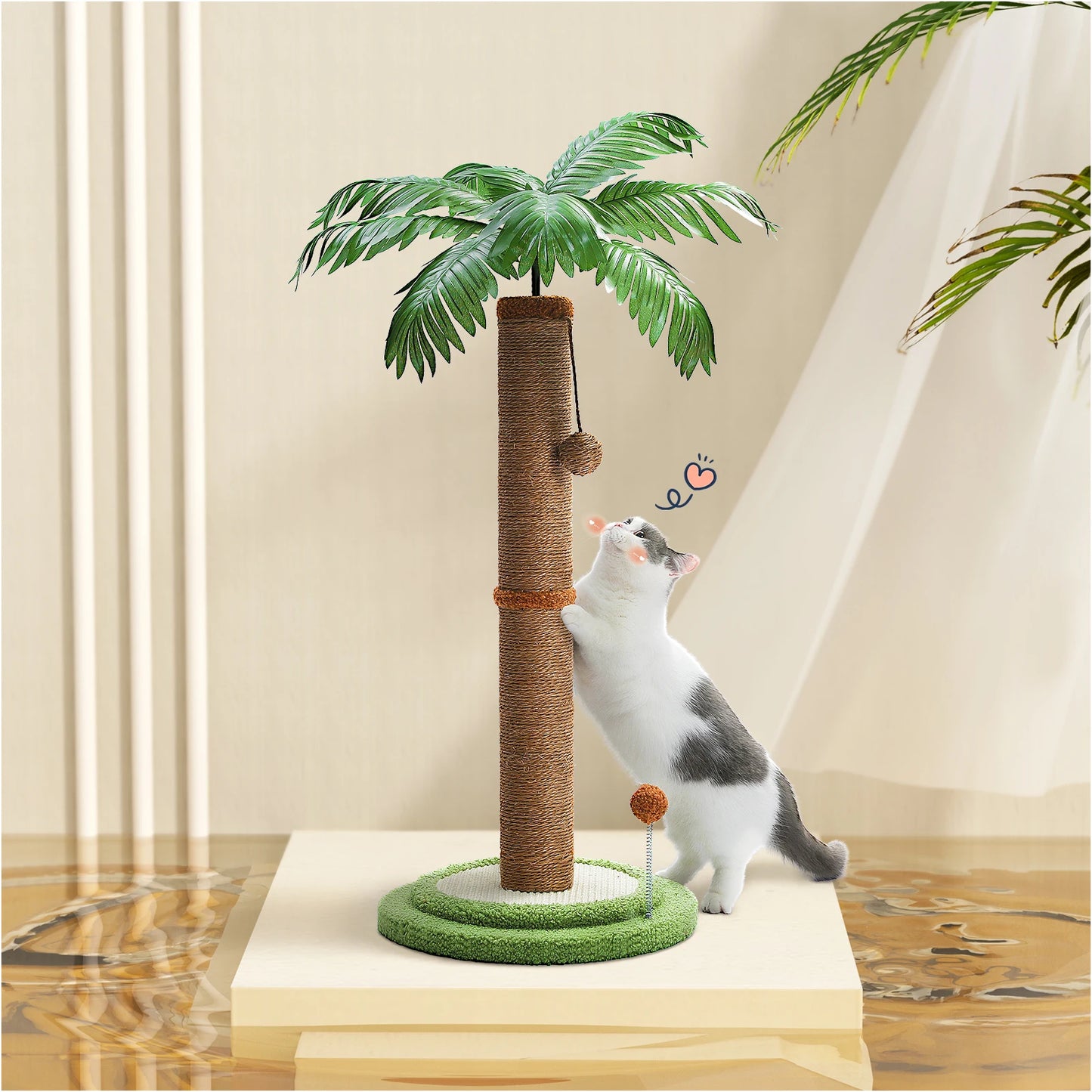 Pom Cat Scratching Post.