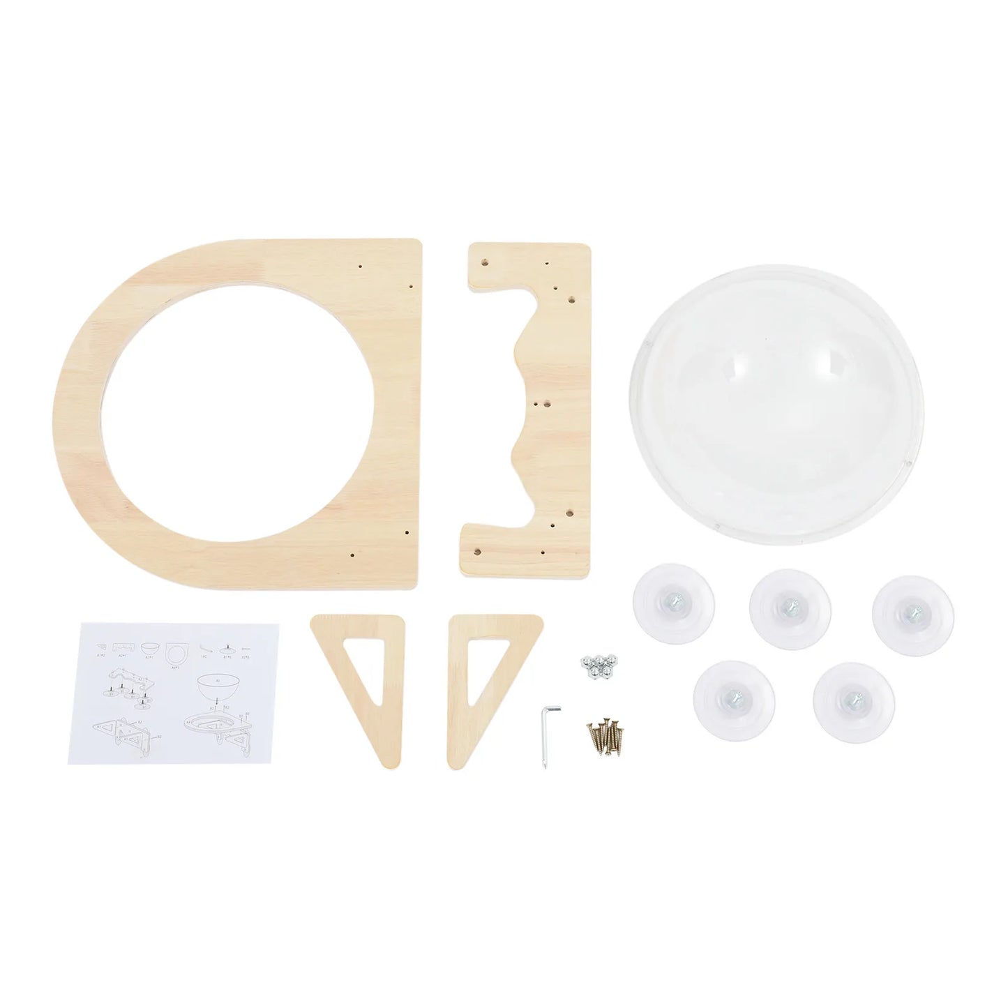 Wooden Cat Space Clear Capsule.