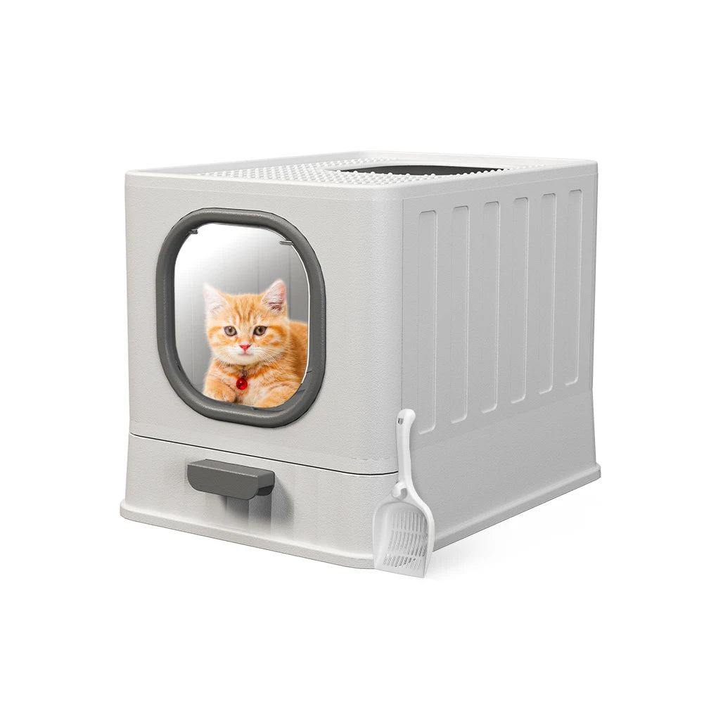 Covered Litter Box.