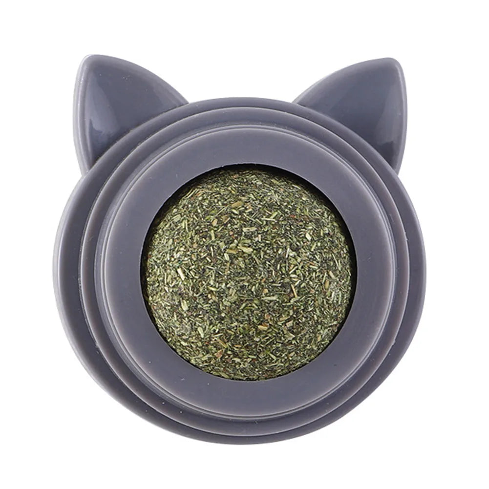 Rotatable Catnip Ball.