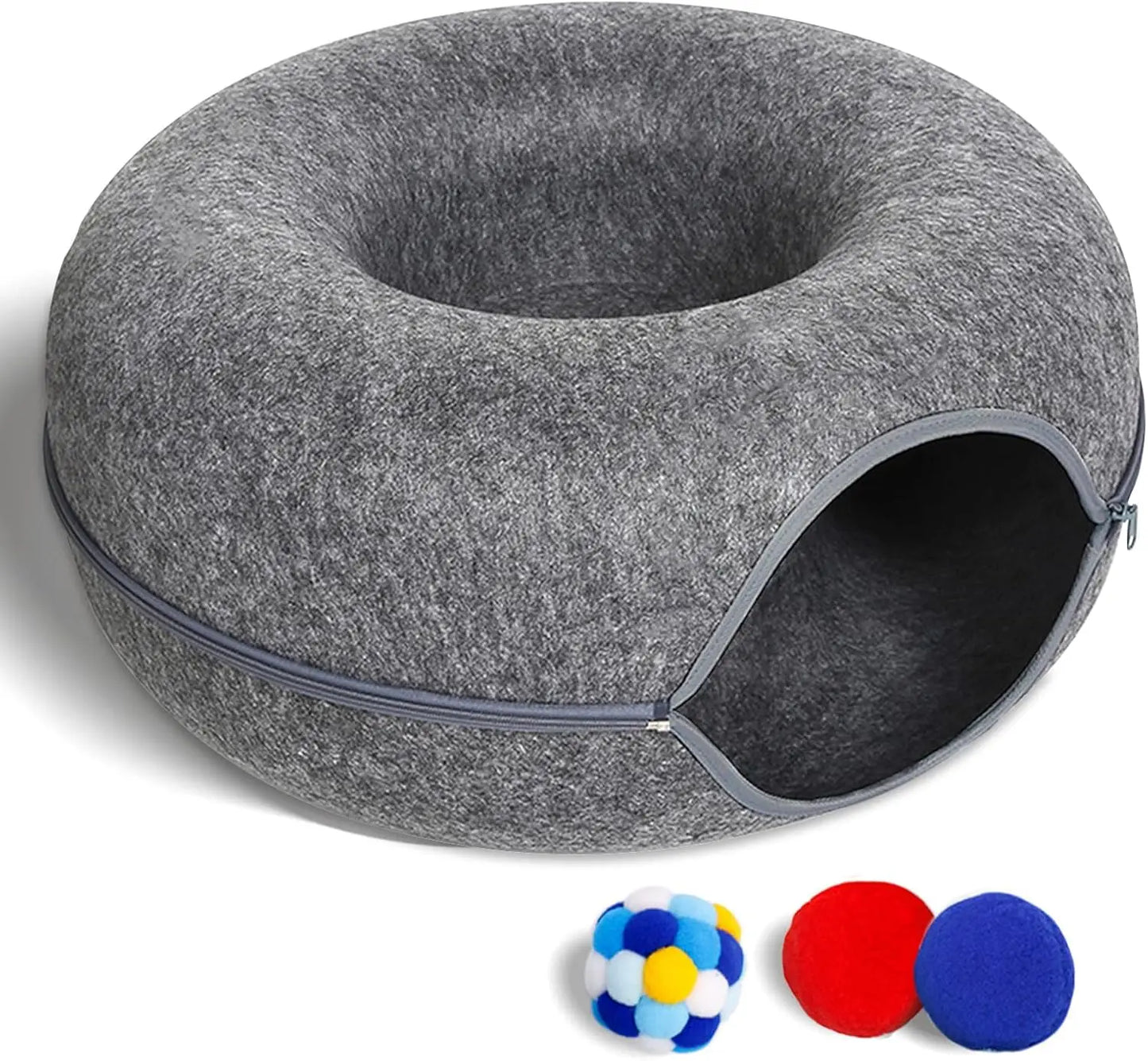 Large Cat Donut Bed.