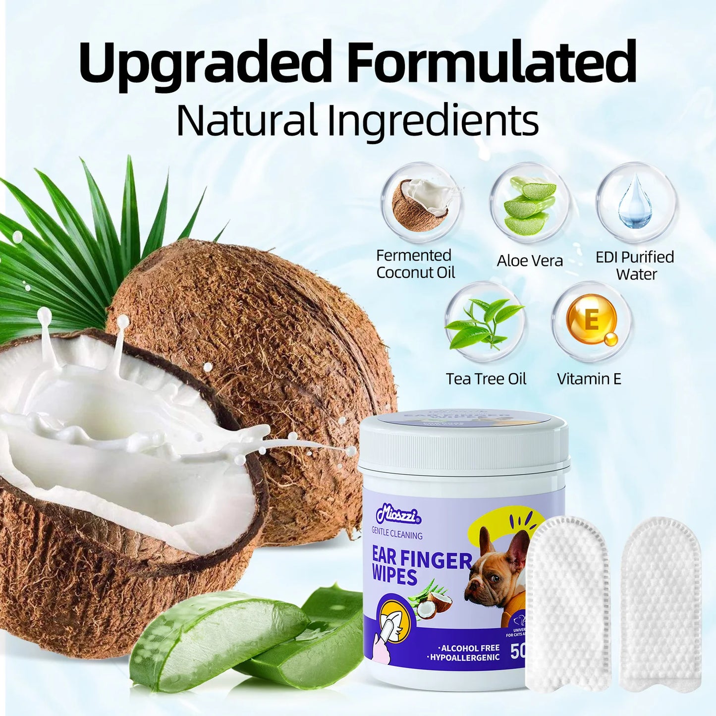 Pet Finger Wet Wipes
