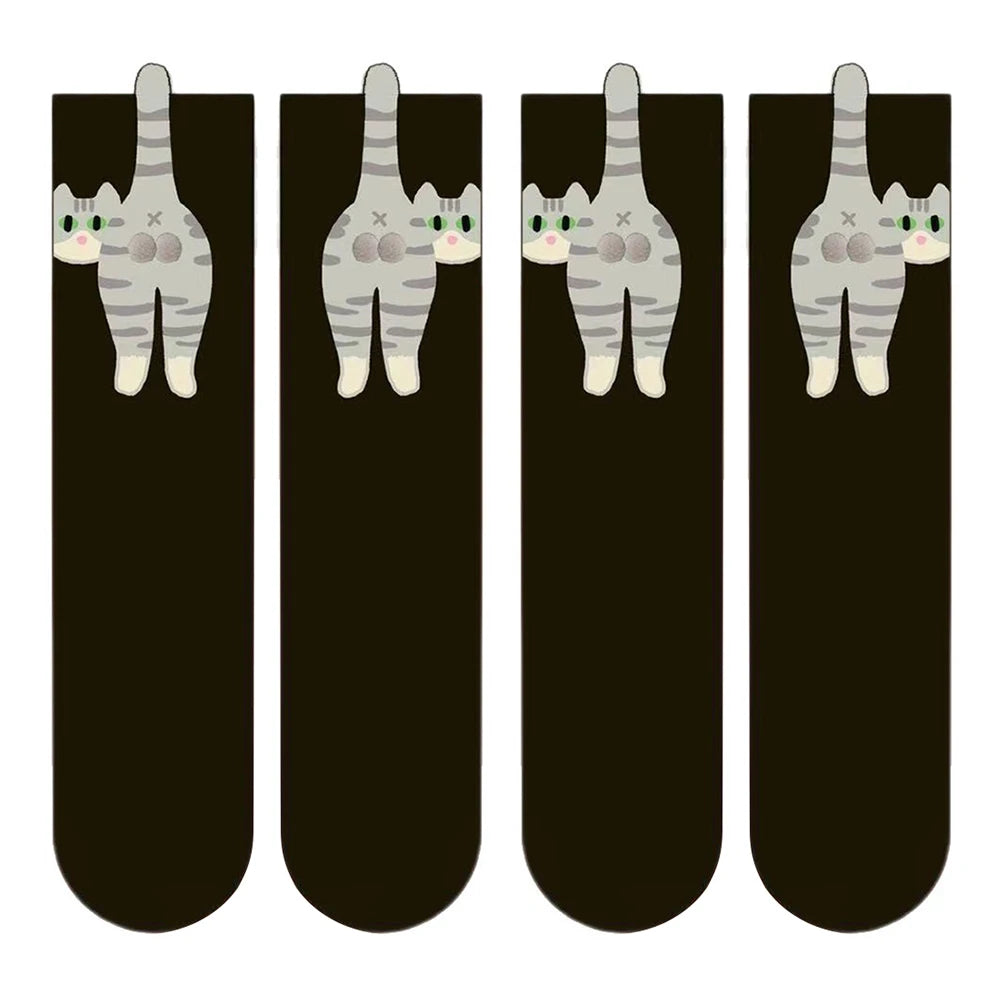 Cute Cat Socks with Balls.