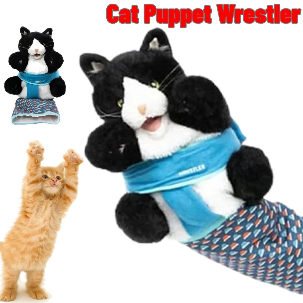 Cat Puppet Wrestler.