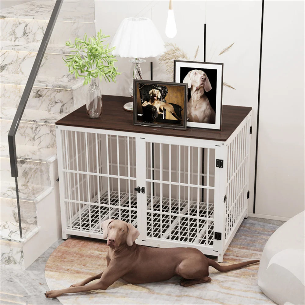 Large Wooden Dog Crate.