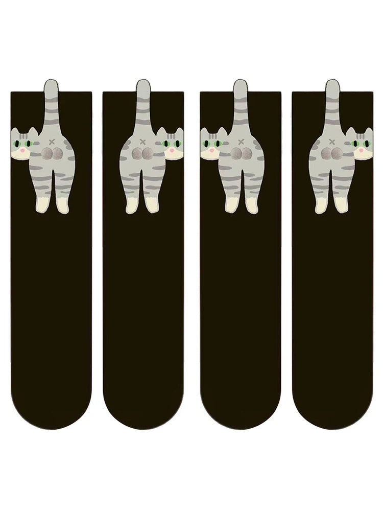 Cute Cat Socks with Balls.