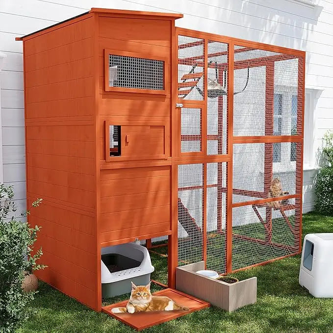 Outdoor Cat Enclosure.