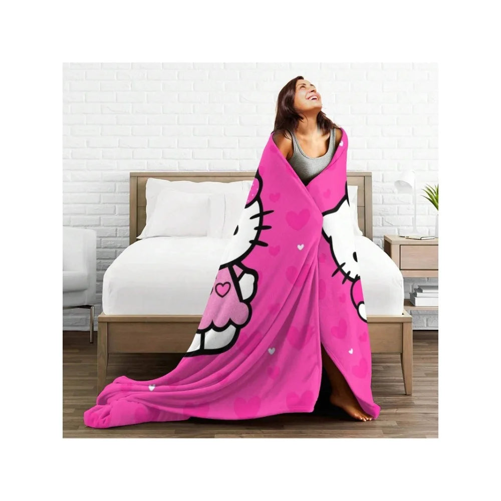 Hello Kitty Flannel Blanket.