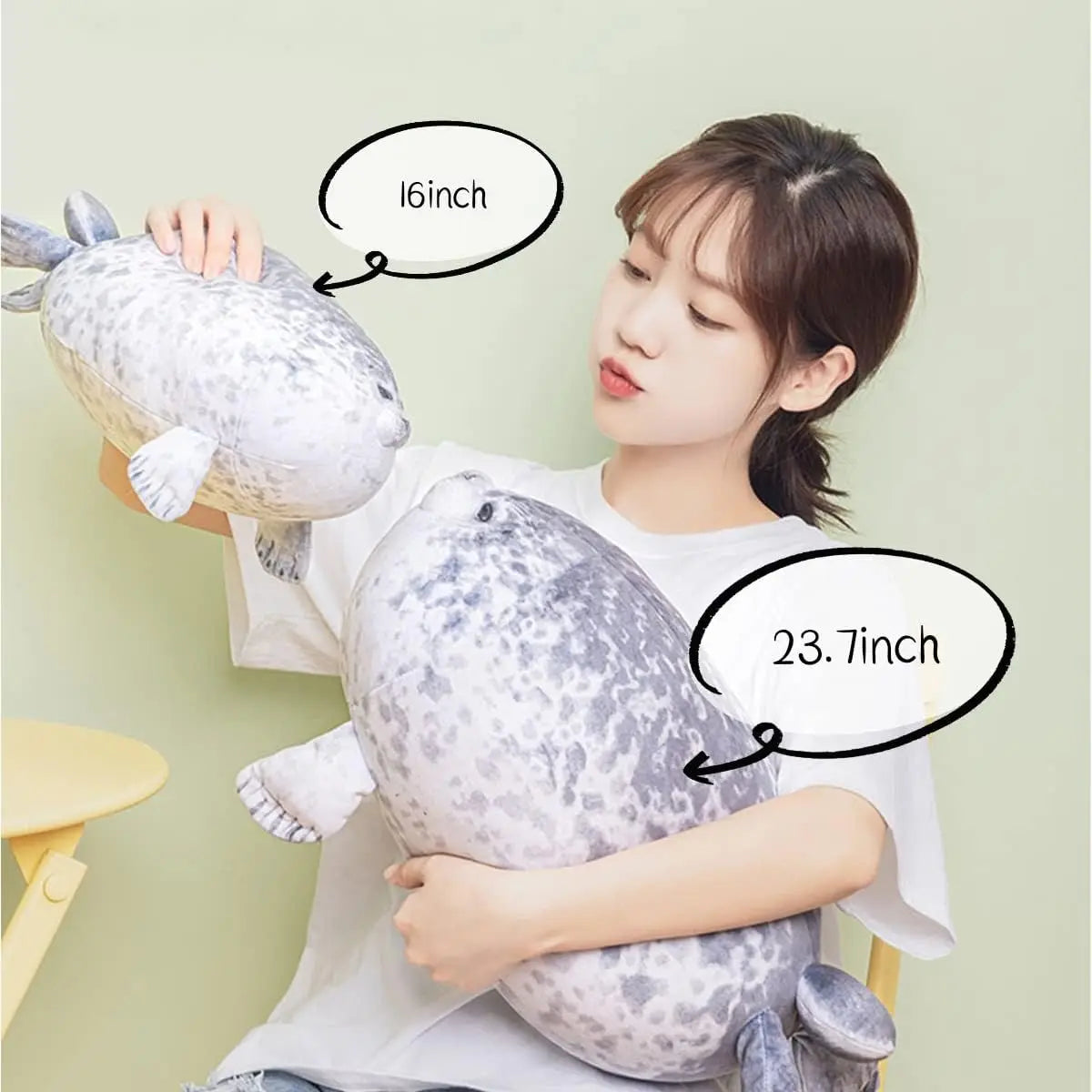 Large Seal Plush Pillow.