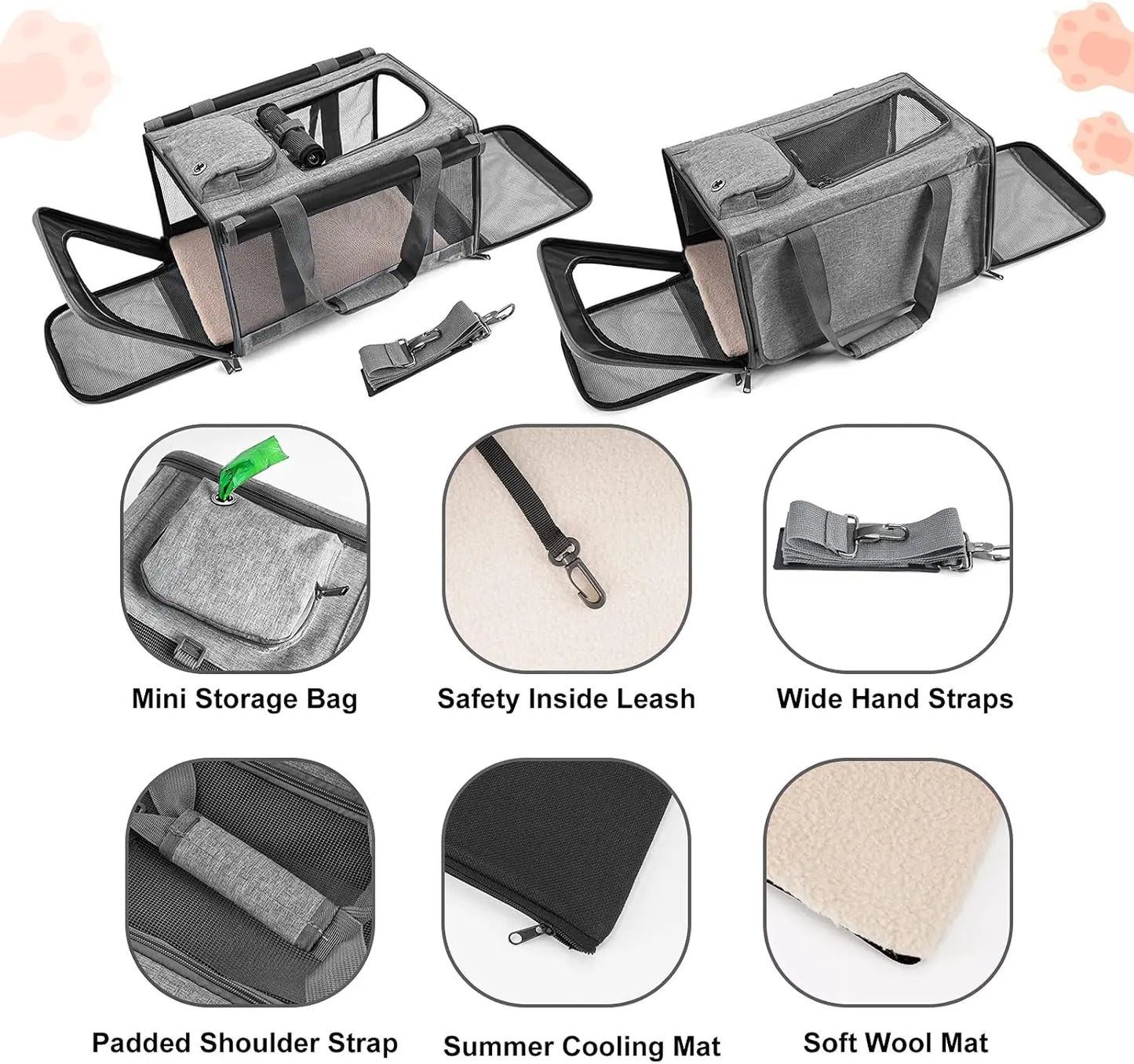 Pet Carrier for Large Cats.