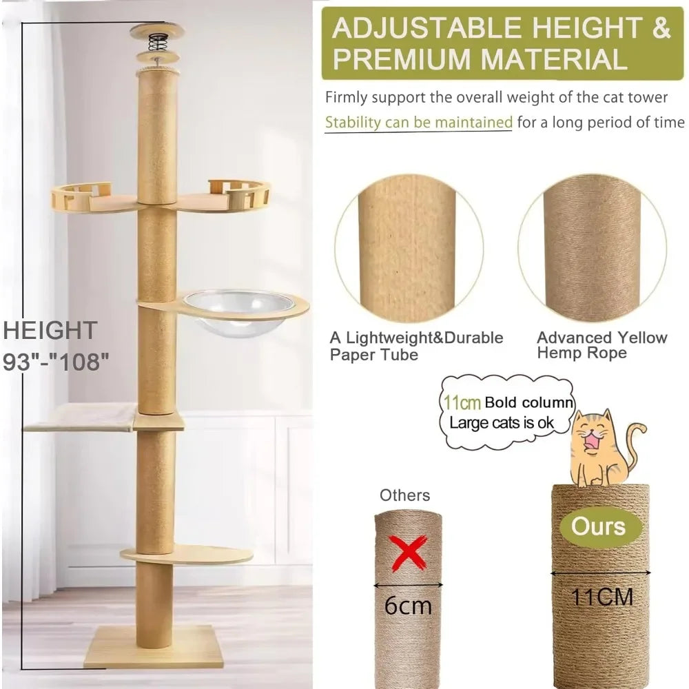 Floor to Ceiling Cat Tree.