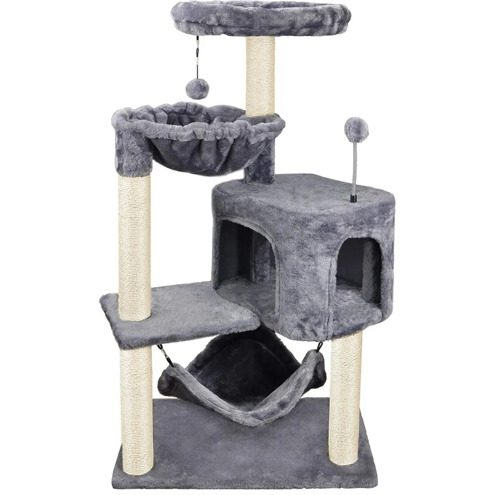 Cat Tree with Large Hammock.