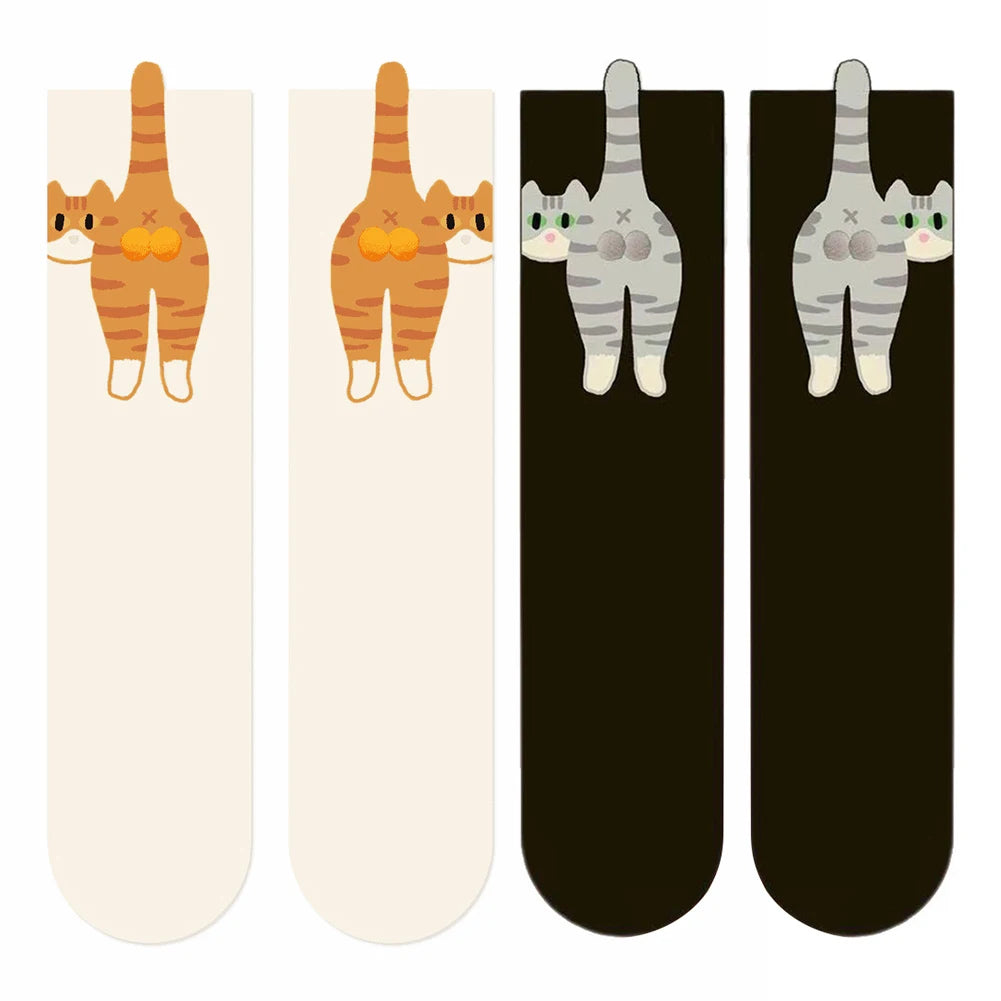 Cute Cat Socks with Balls.
